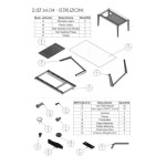 Tavolo moderno allungabile in vetro