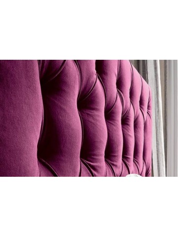 Letto contenitore testata imbottita 2 cuscini George Felis