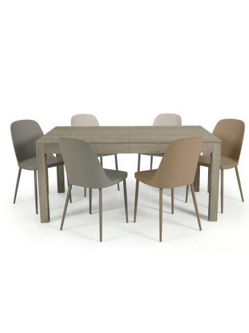 Tavolo da Pranzo Allungabile a +3 metri Moderno Frassino