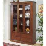 Vetrina in legno noce bassano