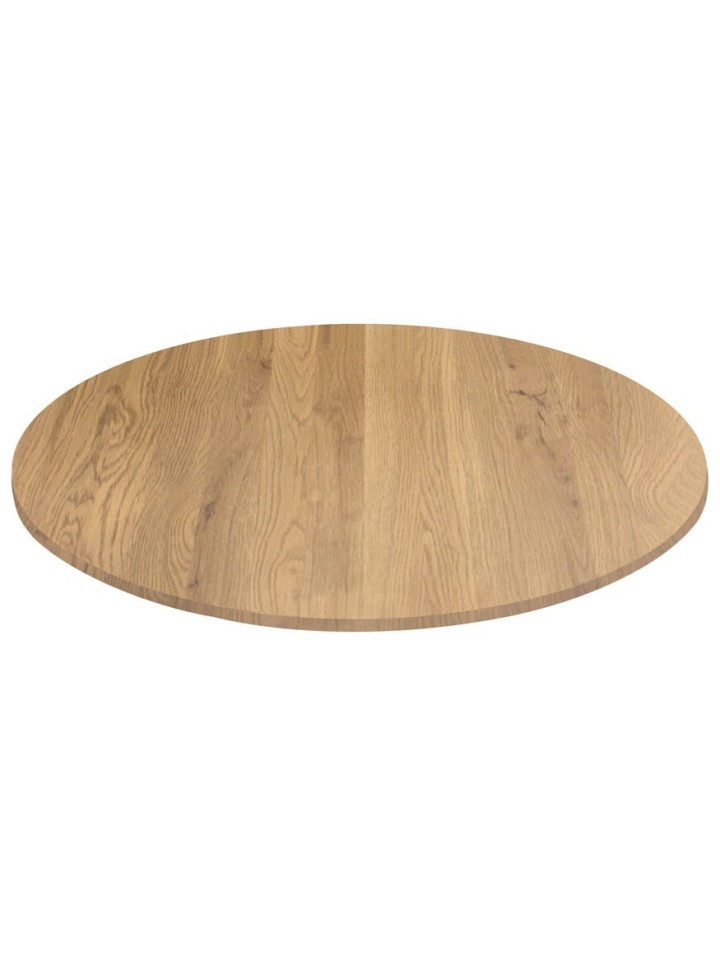 Piano Rotondo per tavolo in Laminato Rovere Nodato 18mm