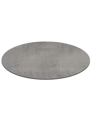 Piano Rotondo per tavolo in HPL Cemento 10mm