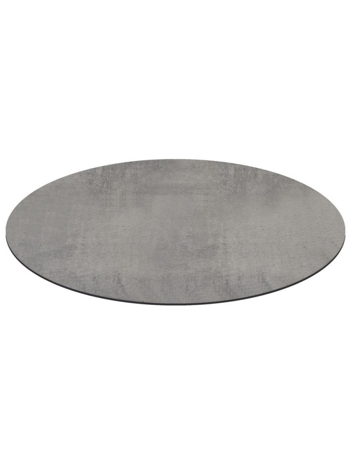 Tavolo da Ristorante Base Quadrata in Ferro Piano Rovere Nodato