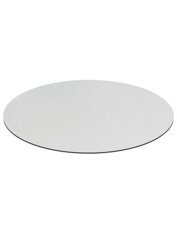 Piano Rotondo per tavolo in HPL Bianco 10mm