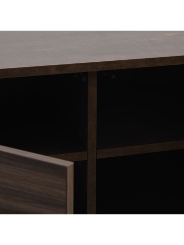 Madia moderna 3 ante effetto corten