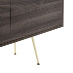 Madia moderna 3 ante effetto corten