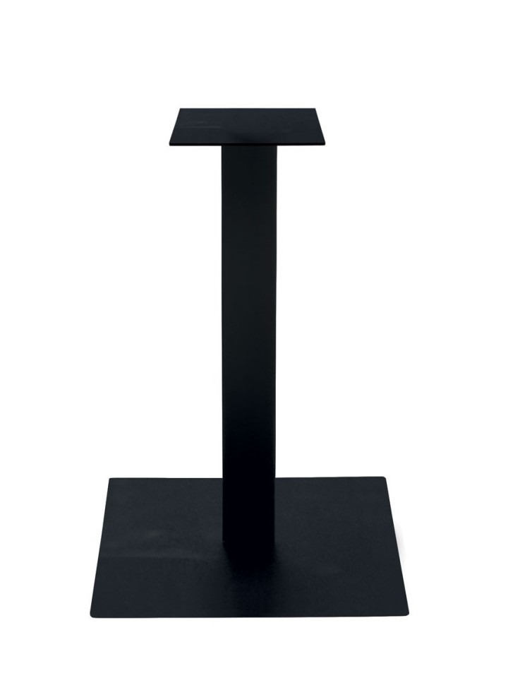 Base quadrata per tavolo in metallo Antracite