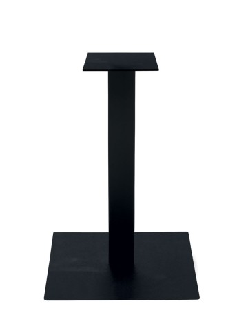 Base quadrata per tavolo Snack in metallo Antracite H.78