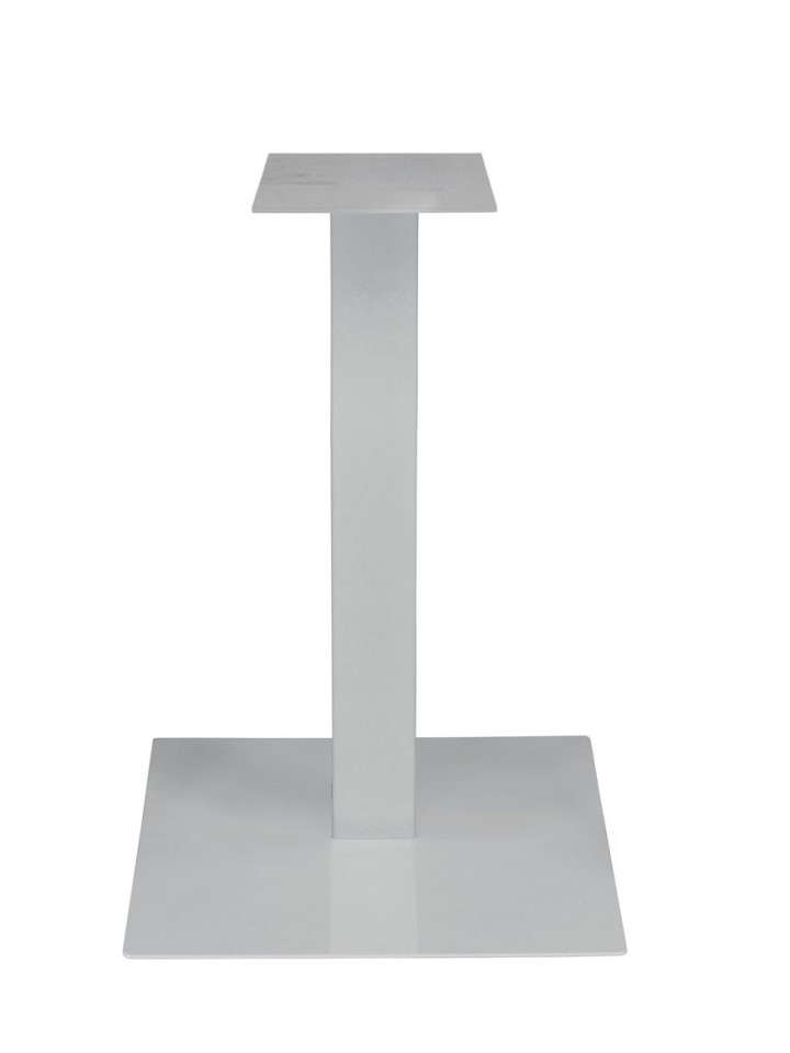Base quadrata per tavolo in metallo Antracite