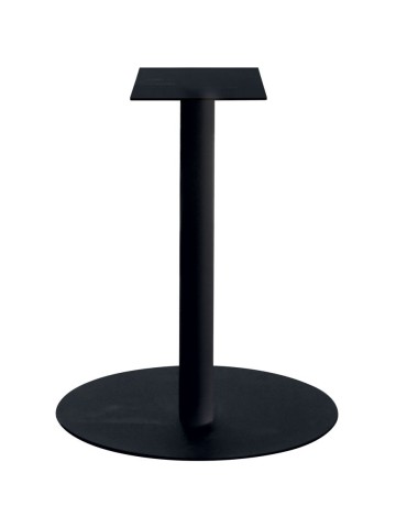 Base rotonda per tavolo Snack in metallo Antracite H.105