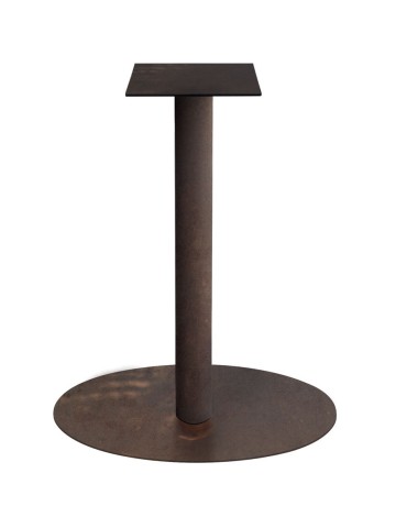 Base rotonda per tavolo Snack in metallo Bronzo H.105