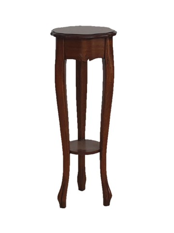 Tavolino Portavaso Sagomato in legno Noce Bassano