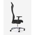 Sedia Nera GRID da ufficio in tessuto