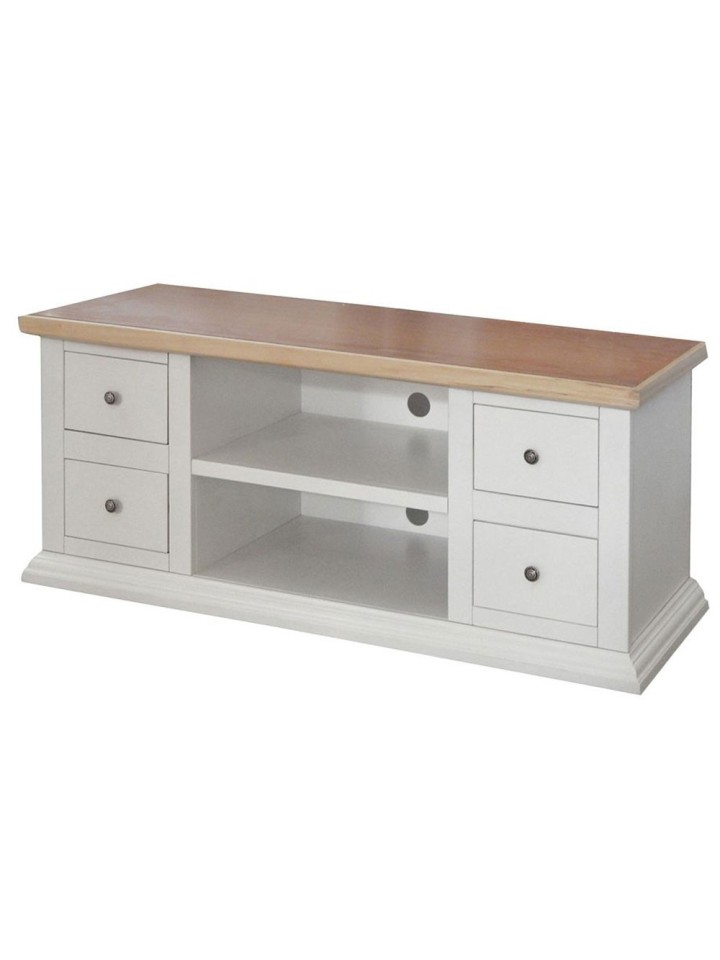 Mobile Porta Tv Classico con 4 cassettini Bicolore