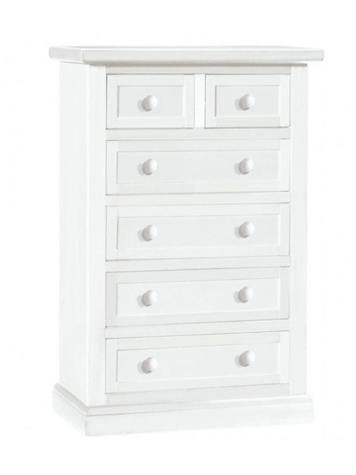 Cassettiera in legno 4+2 cassetti