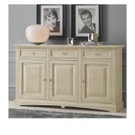 Credenza 2 Ante in legno piedi a cipolla