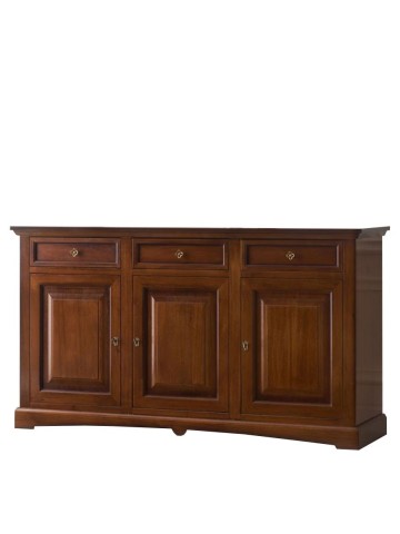 Credenza 2 Ante in legno piedi a cipolla