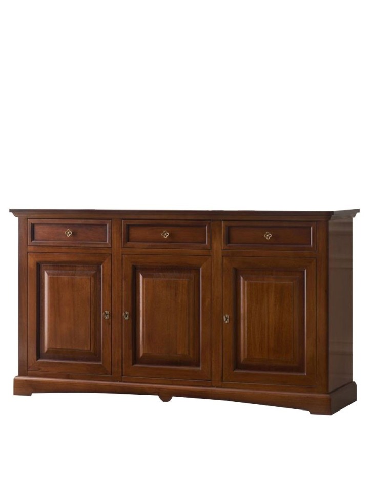 Credenza 2 Ante in legno piedi a cipolla