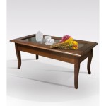 Tavolino / Bacheca rettangolare in legno